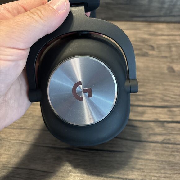 Logitech G Pro X Wired Gaming Headset Black- No Cord! Works! - Picture 5 of 8